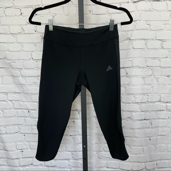 Adidas Climacool Running Cropped Leggings - Picture 1 of 5